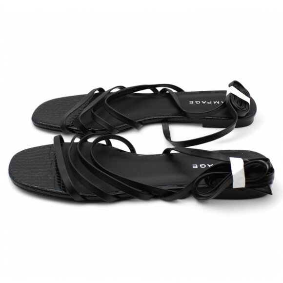 Rampage Athena Strappy Square Toe Sandal (Women S) - Picture 5 of 8
